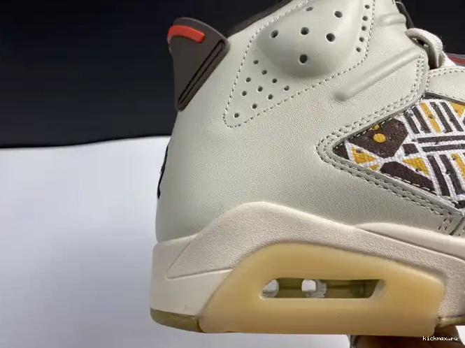 Rep MAX Retro Brown Quai54 Jordan 6 (2020) Sail CZ4152-100 AIR 0423